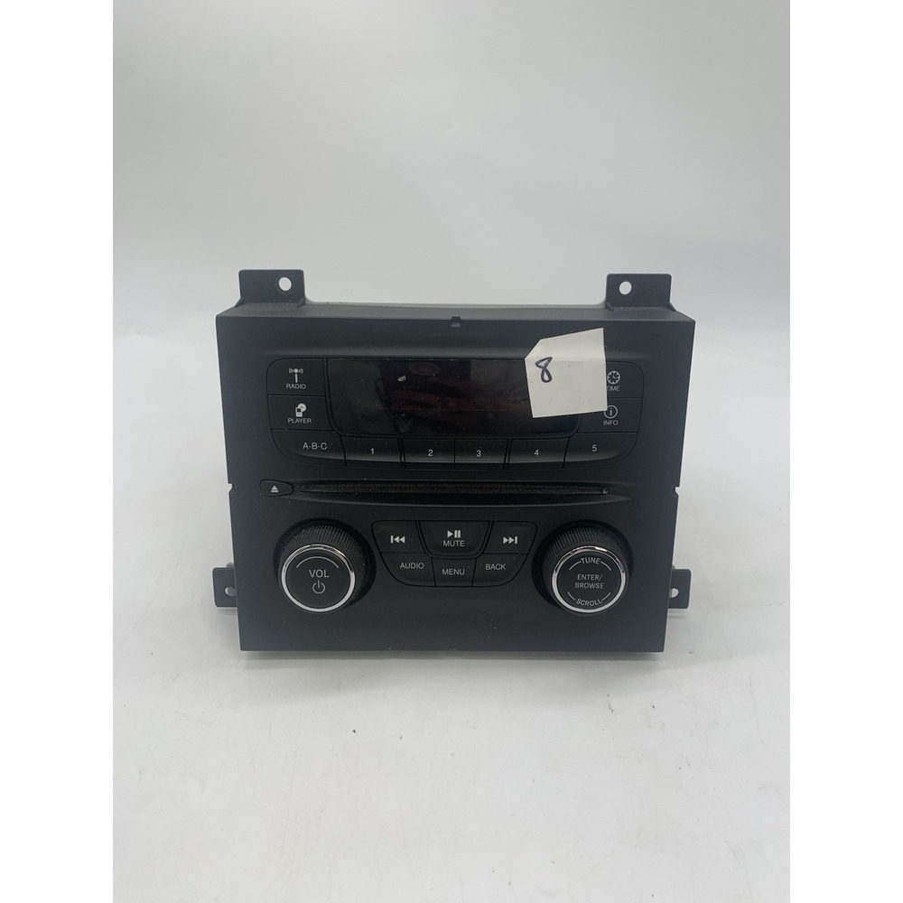 2013-2014 DODGE DART AM FM CD MP3 PLAYER RADIO RECEIVER W/O NAV 04692356AE OEM